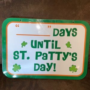 St. Patrick’s Day tin sign